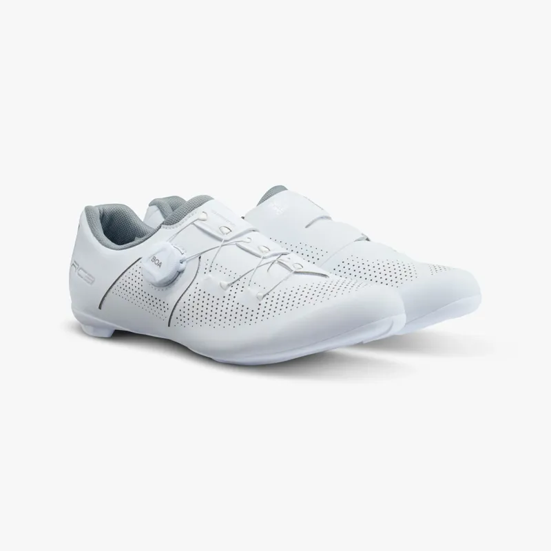 Shimano Sh-RC302 Womens Clipless SPD-SL Road Shoes in White-1