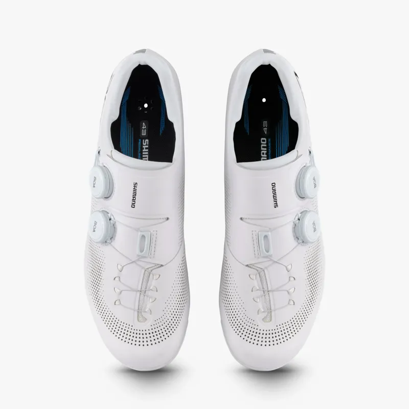 Shimano RC703 Clipless Road Shoes Mens in White-5