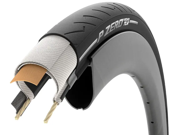 Pirelli P Zero Road Tubeless Ready Folding Road Tyre in Black