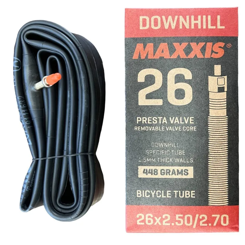 Maxxis DownHill Tube 26x2.5-2.7 PV Removable Core in Black-1