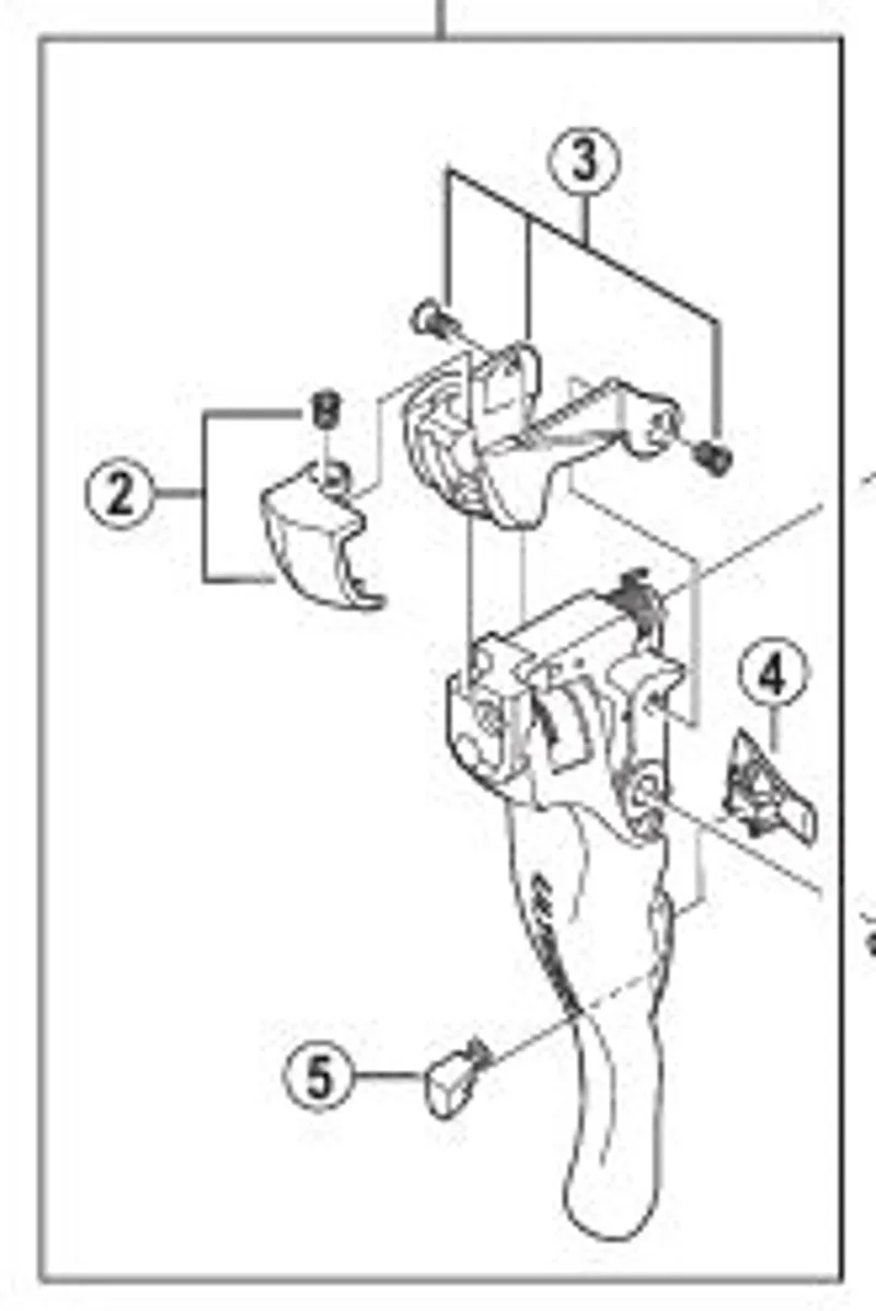 Shimano ST-6700 Main Lever Unit Left Hand Side in Black-1