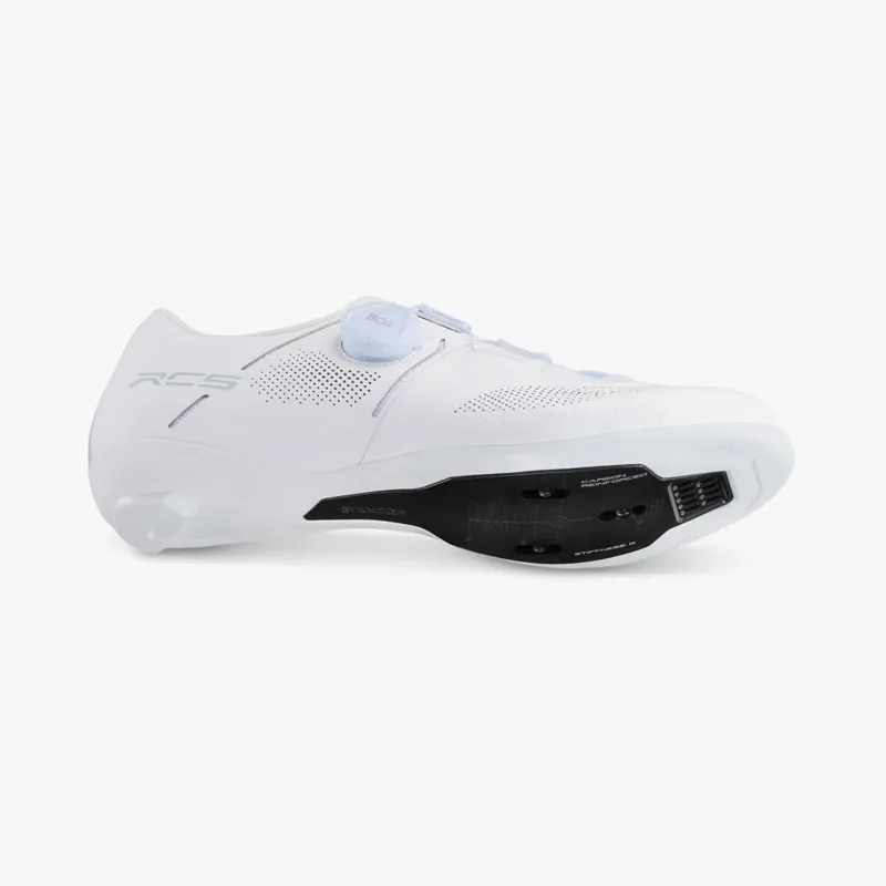Shimano RC503 Clipless Womens Road Shoes in White-4
