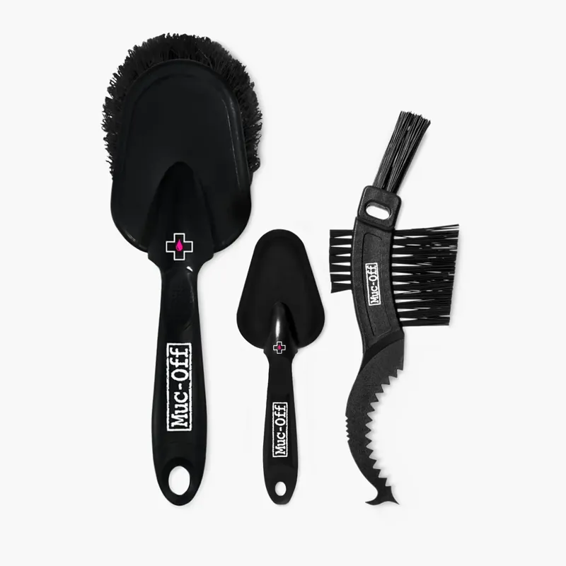 Muc-Off Premium Cleaning Brush Set in Black