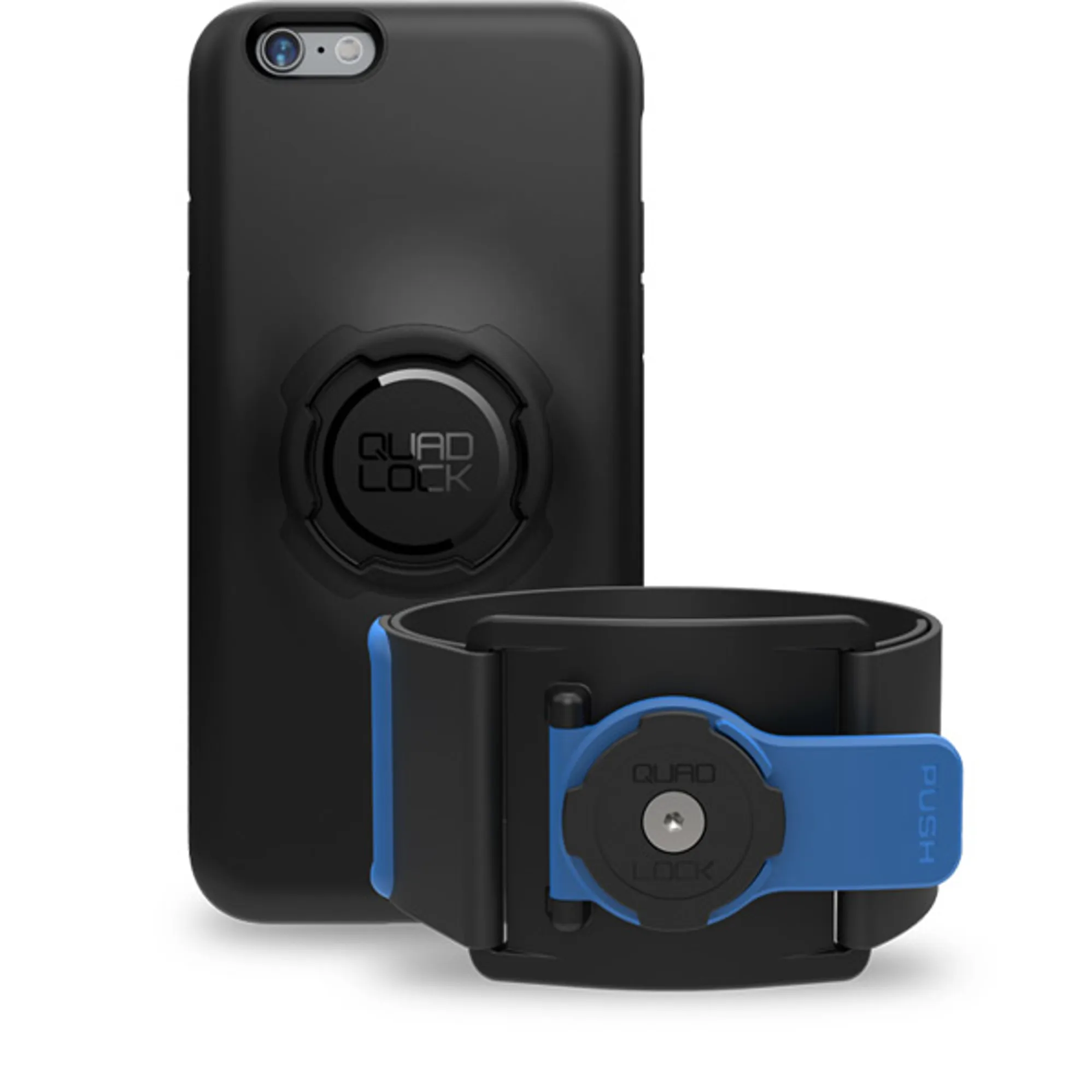 Quad Lock Arm Band Phone Mount in Blue/Black - Main Image