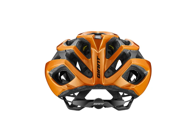 Giant Rev Mips Mens Road Helmet in Radient Orange-4