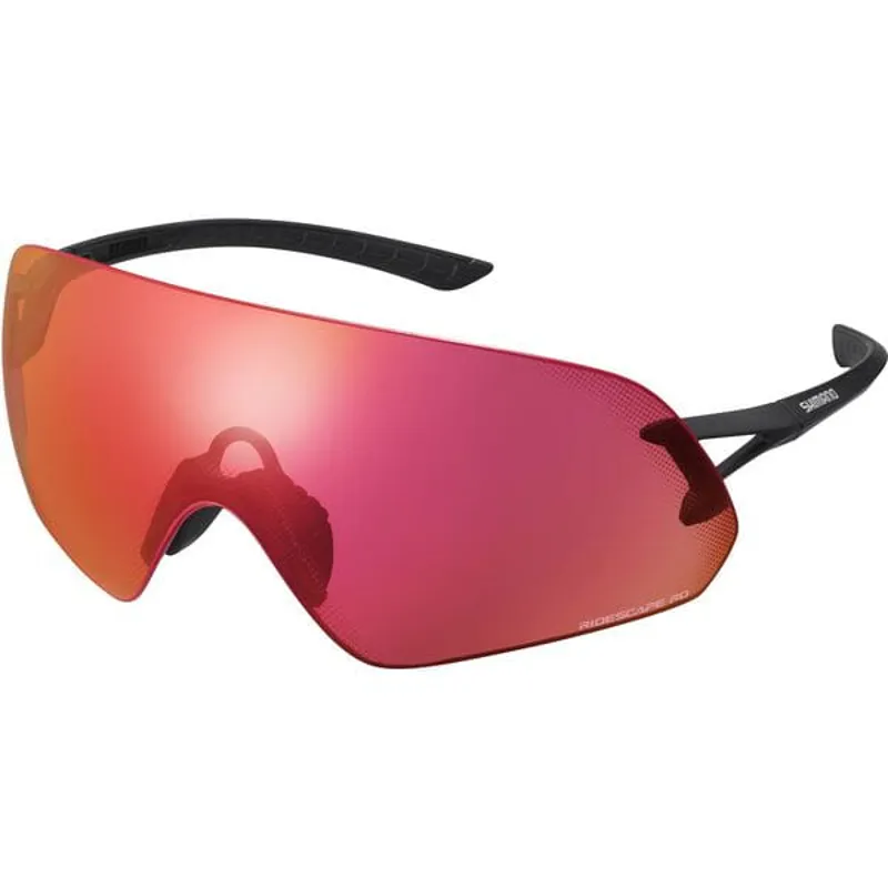 Shimano Aerolite P Road Glasses in Matt Black with Ridescape Road Lenses
