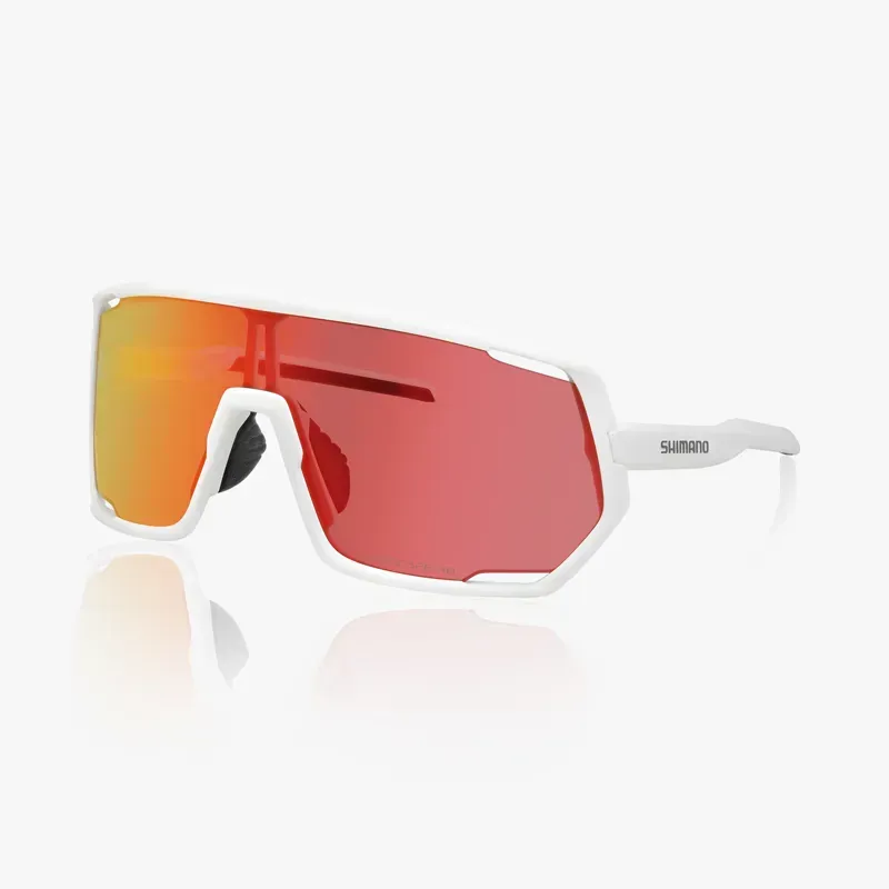 Shimano Technium CE-TCNM2 Eyewear In Matte White with Ridescape RD Road Lens-2